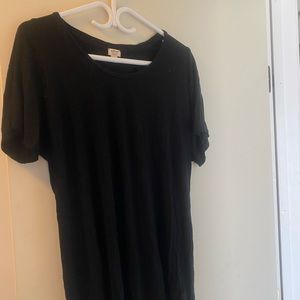 Black t shirt dress